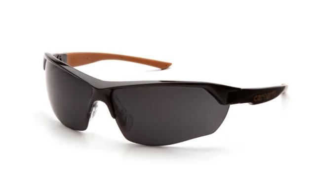 Carhartt Braswell Gray/Smoke ANTI FOG Safety Glasses Sunglasses Ratchet Z87+