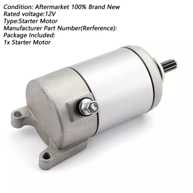 ATV Starter Motor For YAMAHA 350 YFM35 YFM35F TFM35G GRIZZLY 3HE-81890-00 D