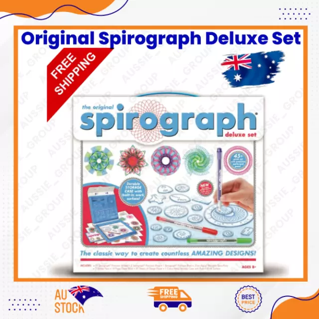 The Original Spirograph Deluxe Set - FREE SHIPPING - AUSTRALIA*