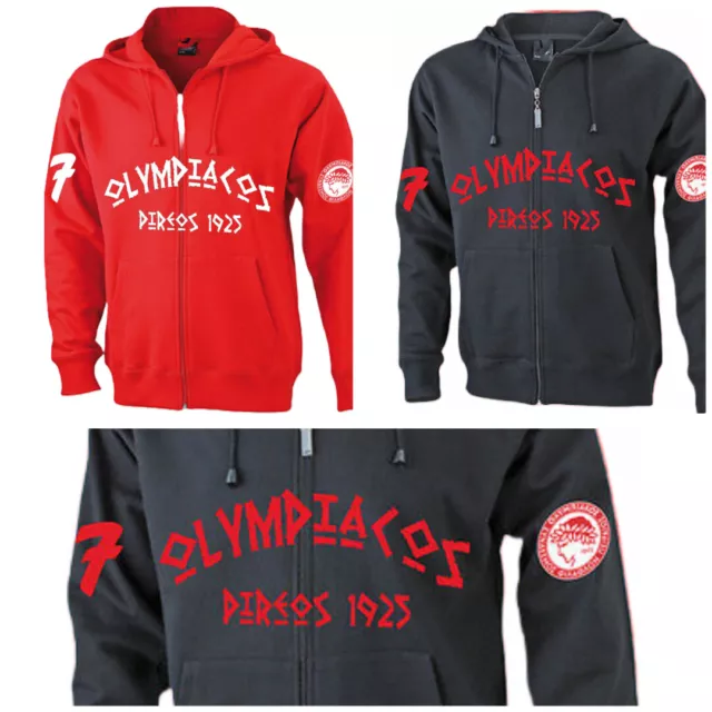 Olympiakos Piräus Sweatjacke Sweatshirt Jacke Hellas Greece Super League