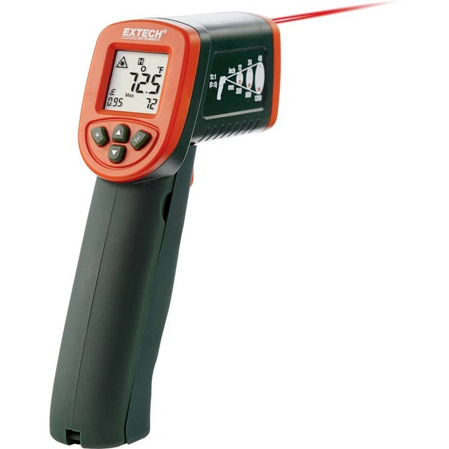 Thermomètre infrarouge Extech IR267 Optique 12:1 -50 - +600 °C mesure par