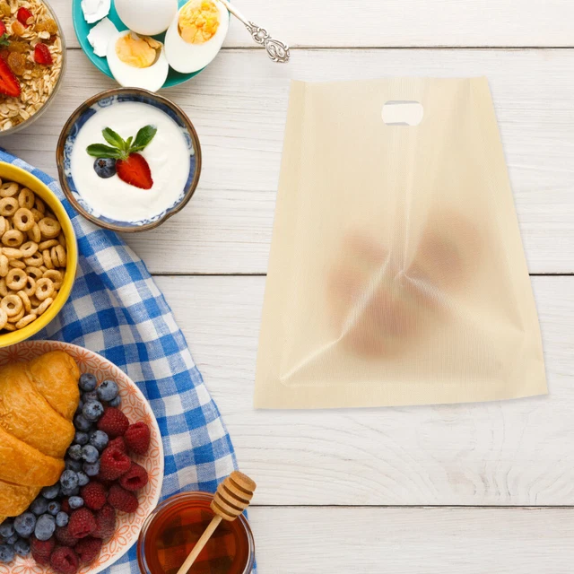 5pcs Reusable Sandwich Bags Heat Resistant Toaster Bags