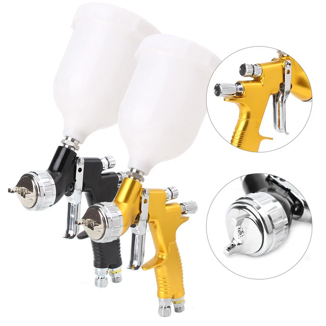 Air Gravity Spray Gun Pro Pneumatic Paint Gun 600ml Cup Car Refinishing