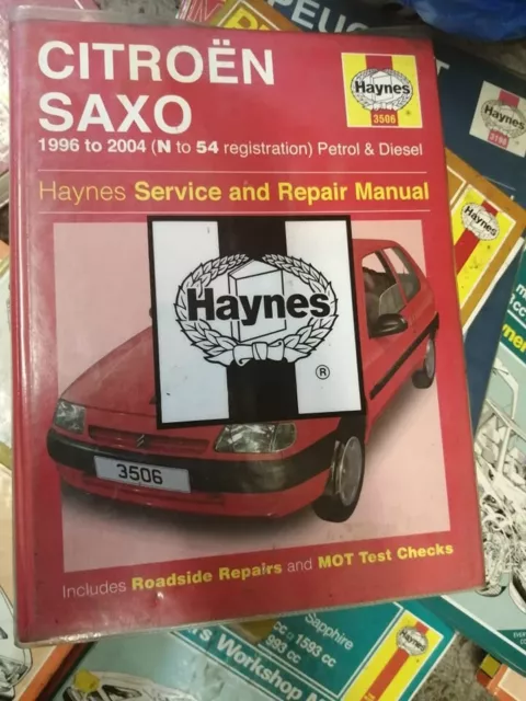 Citroen saxo 1996 to 2004! n to 54 reg) Haynes Manual