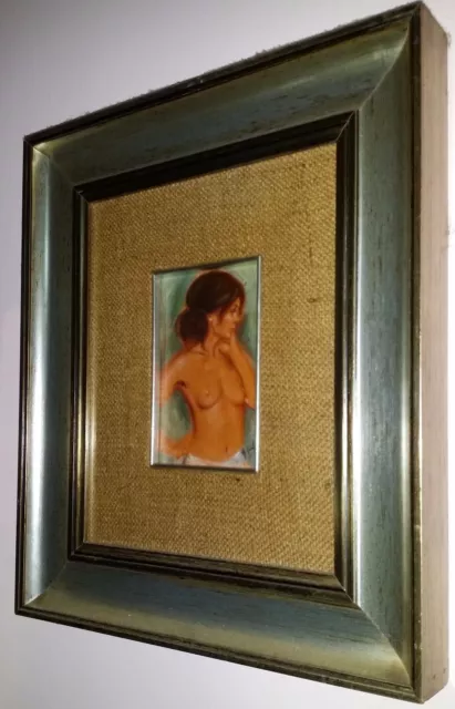 Rilievo,Dipinto,Quadro Antonio Giordano,Nudo,Olio,Originale Certificato Rilievo,Dipinto,Quadro Antonio Giordano,Nudo,Olio,Originale Certificato