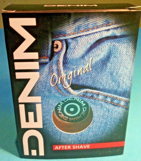 Denim Original Après Rasage Homme 100Ml / 3.4 Fl. Oz Nouveau Avec Boîte (Us)