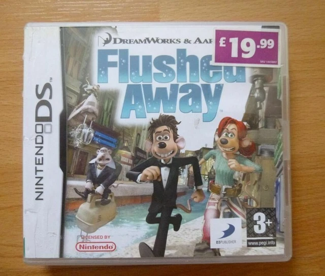 FLUSHED AWAY NINTENDO DS Complete with Instructions and Case VGC £3.50