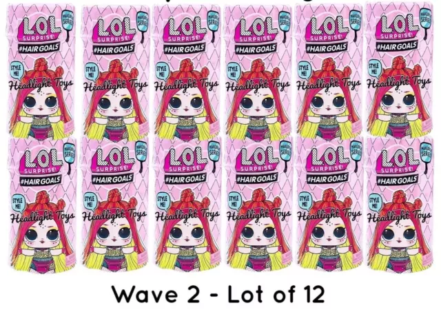 Lot 12 Authentic LOL Surprise Makeover Series 5 WAVE 2 Hairgoals Doll Big Sister
