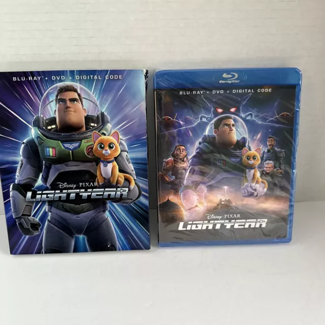 Disney Pixar's LIGHTYEAR Blu-ray DVD w/Slipcover Sealed Brand New