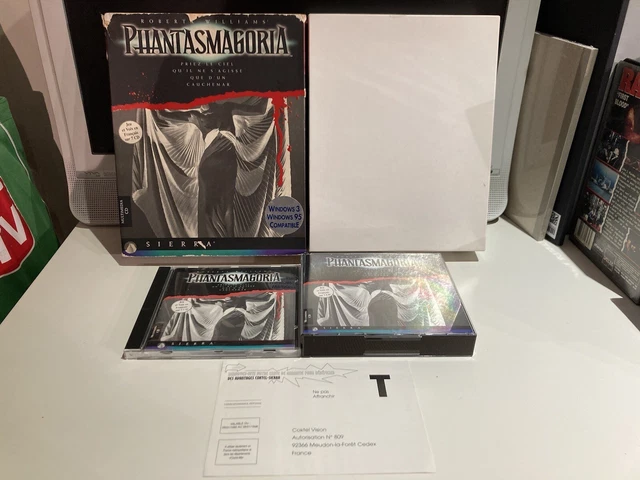 Jeu PC Phantasmagoria : Obsessions Fatales - Big Box Complet Version FR - Très Bon État