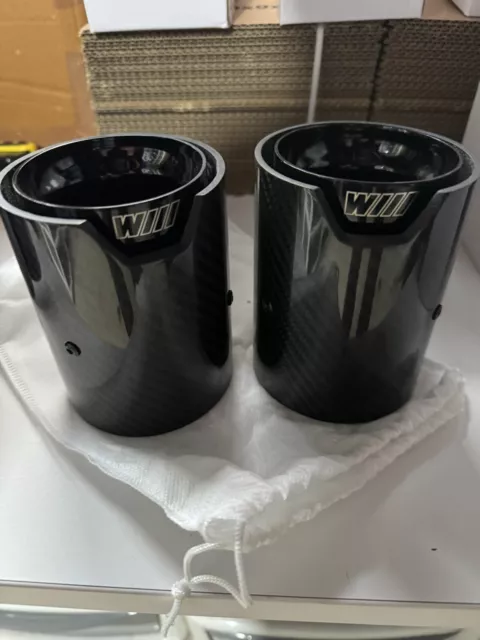 60mm M PERFORMANCE MPE CARBON EXHAUST TIPS M135i M140i M235i M240i 335 340 440