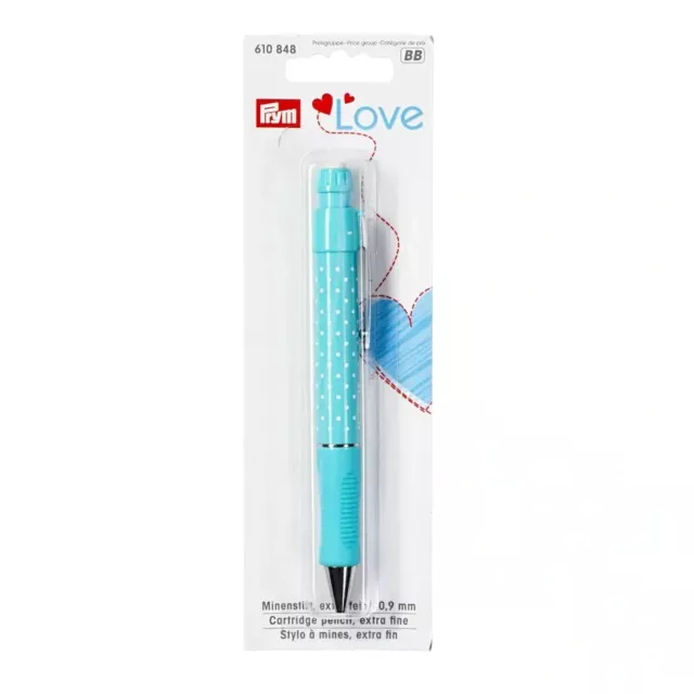 Lápiz cartucho de amor extrafino Prym 0,9 mm para tela: costura, acolchado 610848
