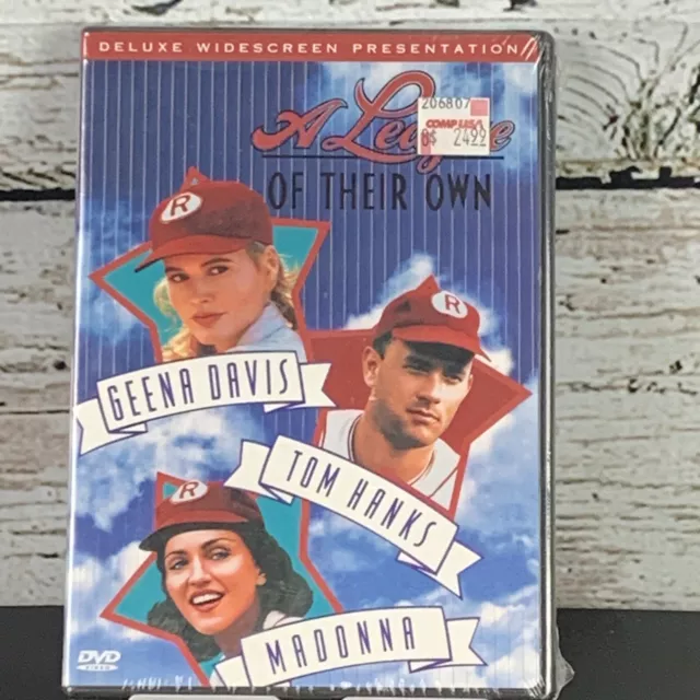 A League of Their Own (DVD, 1992) Tom Hanks, Geena Davis, Madonna, Lori Petty