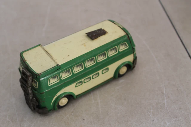 Jouet Ancien Joustra – Autobus Londres En Tôle Friction (Jeu Friction, Vintage)