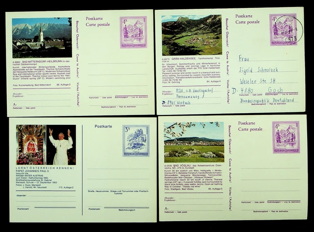 Österreich Papst John Paul II Schlechte Voslua Gran Haldensee Illust 3 Unbenutz
