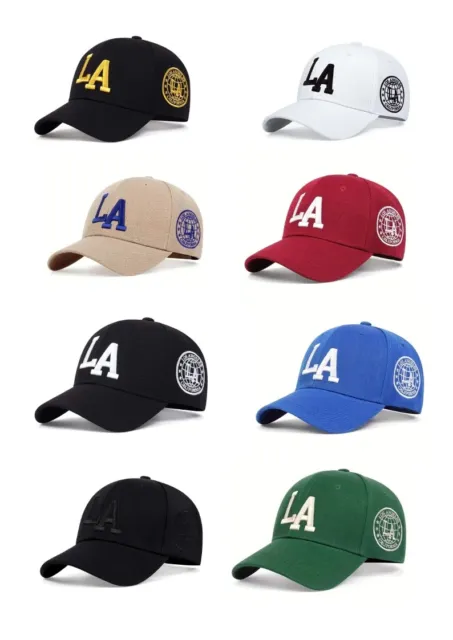 Basecap LA, Los Angeles, div. Farben, Baseball Kappe, Cap, Hut, Mütze