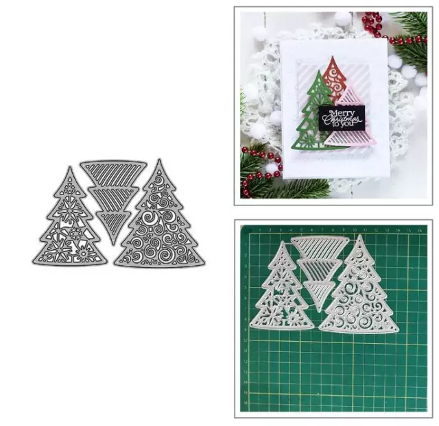 Weihnachtsbaum Stanzformen Metall Cutting Dies Scrapbooking Präge Stanzschablone