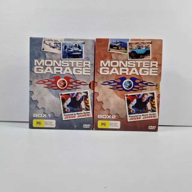 Monster Garage Season 1 Box 1 & 2 DVD 2002 Region 4 6 Discs