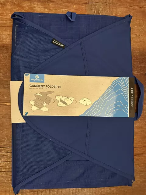 Eagle Creek Pack It Garment Folder Medium Blue Travel Organizer Shirts Pants NEW