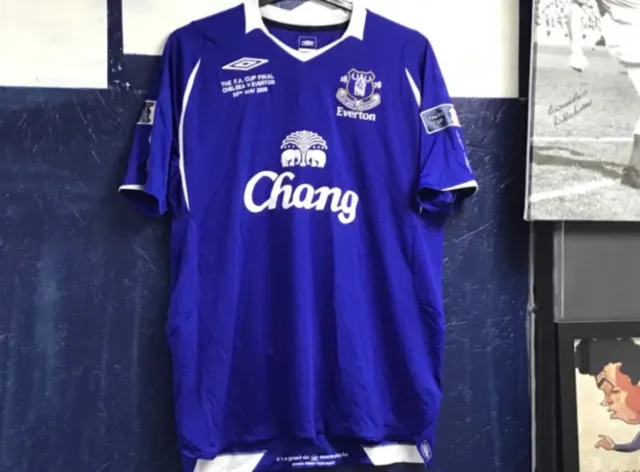 Everton V Chelsea 2009 Fa Cup Final Player Issue Match Shirt