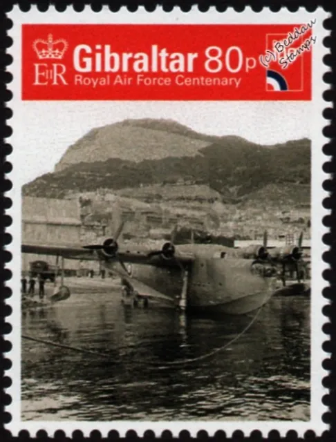 WWII RAF Short SUNDERLAND S.25 Flying Boat Seaplane Aircraft Stamp (2018)