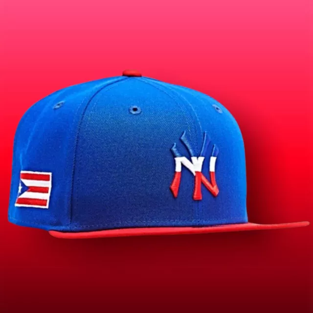 RARE NEW ERA Mlb Two Tone Blue Puerto Rico Snapback Cap Hat Sold Out ...