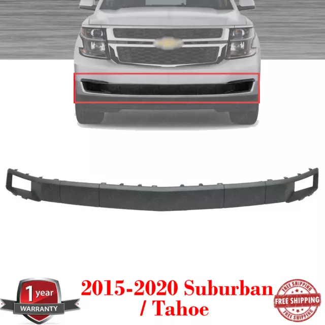 Front Bumper Filler Molding Trim For 2015-2020 Chevrolet Suburban / Tahoe