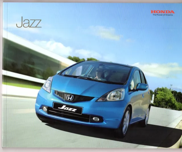 Honda Jazz 2008-10 UK Market Sales Brochure 1.2 S SE 1.4 ES EX