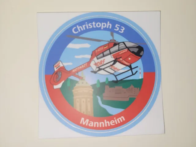 Luftrettung Aufkleber DRF Christoph 53