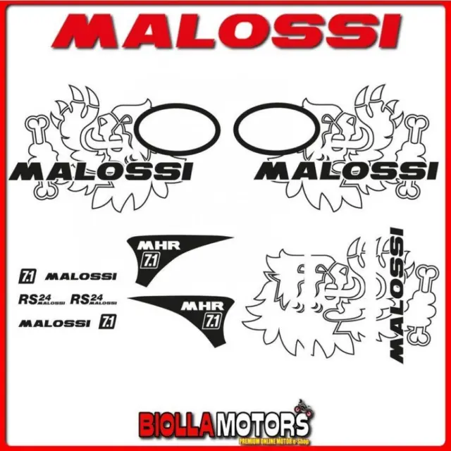 3317672 Kit Adesivi Trofeo Malossi Vespa Primavera Iget 150 Ie 4T Euro 4 2016->