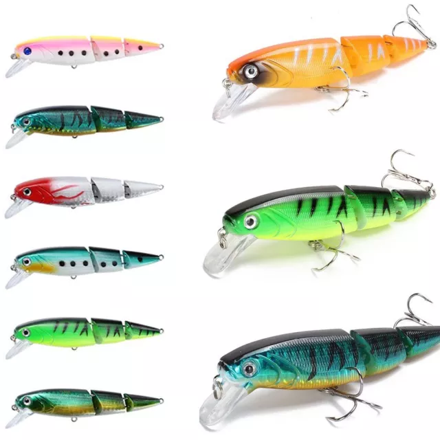 Jointed Minnow Bait Fishing Tackle Floating Swimbait Multi-layer Lure Bait