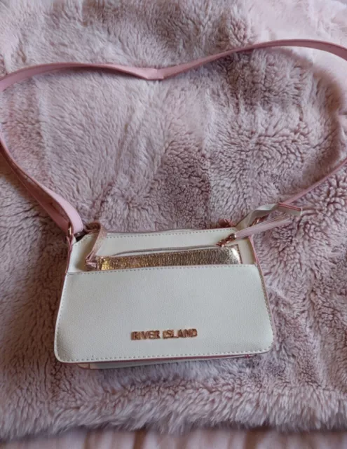 Borsa per ragazze River Island taglia piccola con borsa scintillante