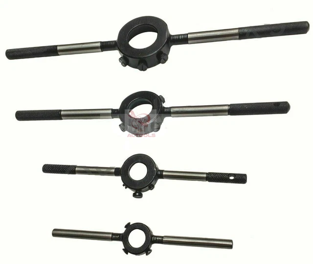 Round Stock Die Holder Wrench Handle Set Of 4 Pcs 13/16" Inch 1" - 1-1/2" - 2"