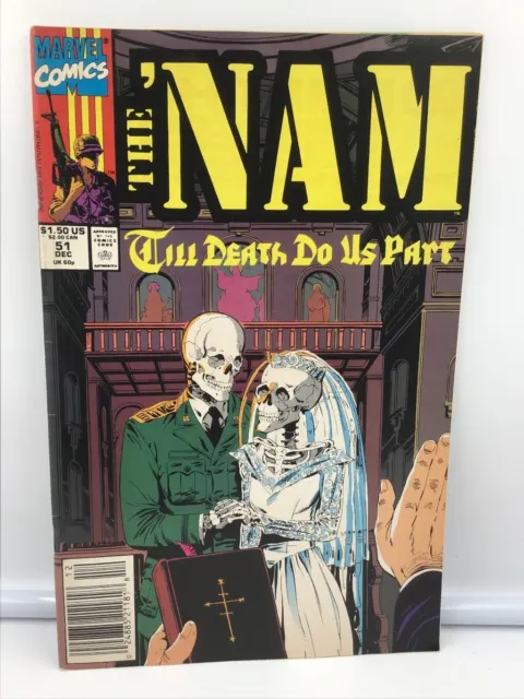 1990 Marvel Comics The Nam Till Death Do US Part #51