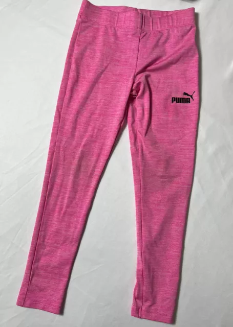 Puma New Girl's Size XS 5/6 Pink Leggings #B-875