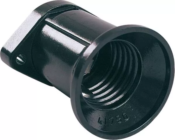 Bachmann versione ILLU E27 sw 740.011 nero portalampada plastica