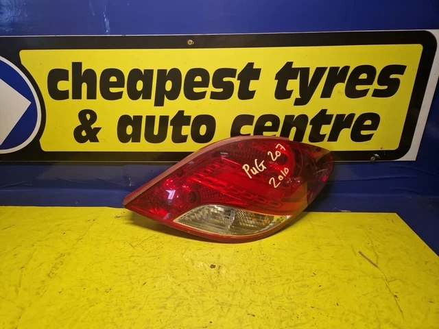 PEUGEOT 207 REAR Light Cluster 2010 0/S Drivers Side £30.00 - PicClick UK