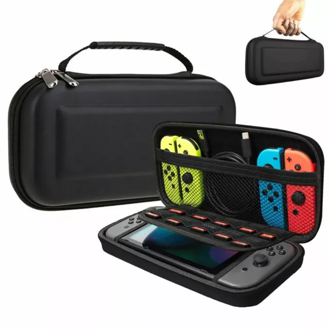 Funda kit maletin para Nintendo Switch + Protector Cristal Templado pantalla