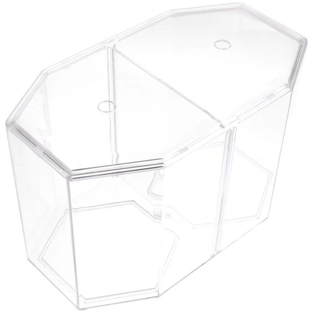 Glass Goldfish Bowl Fish Tank Clear Container Glass Aquarium Hole