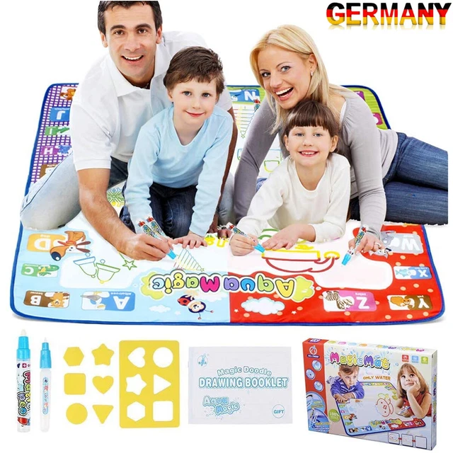 Magische Zeichenmatte Mal-Tafel Aqua Magic Matte für Kleinkinder Kinder78x78 cm