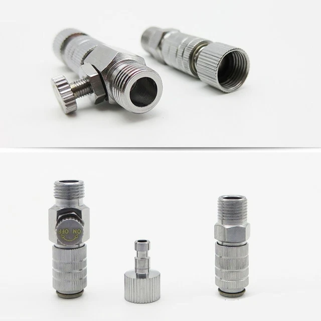 Buchse Schnell Anschluss Montage Set Teil Praktische Werkzeug 1/8 Stecker Hot 11