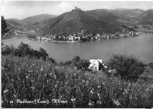CARTOLINA DI TERNI ,LAGO DI PIEDILUCO non viaggiata