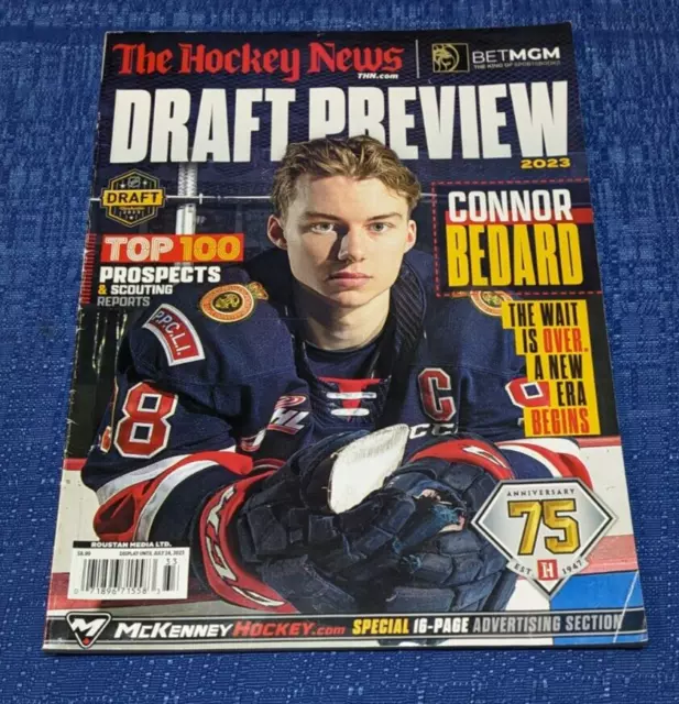 The Hockey News Draft preview 2023 Connor Bedard Magazine