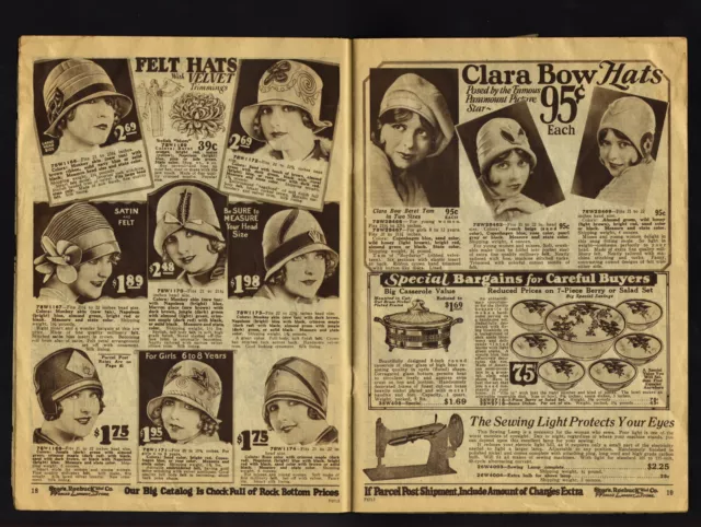 1927 Sears Roebuck Bargain Book Bulletin #13 Mens Womens Childrens Fashions