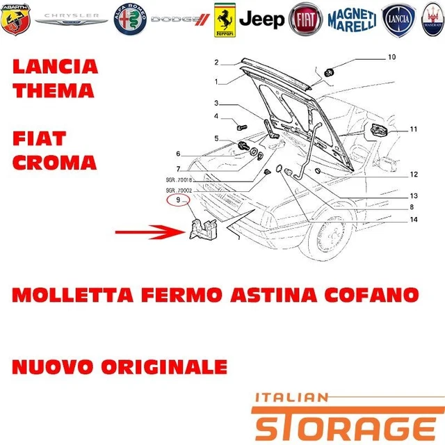 Joint De Leva Cambio (Levier De Vitesse) Chromé Malò 12945 Pour Lancia Thema Fiat Croma 1985-1996