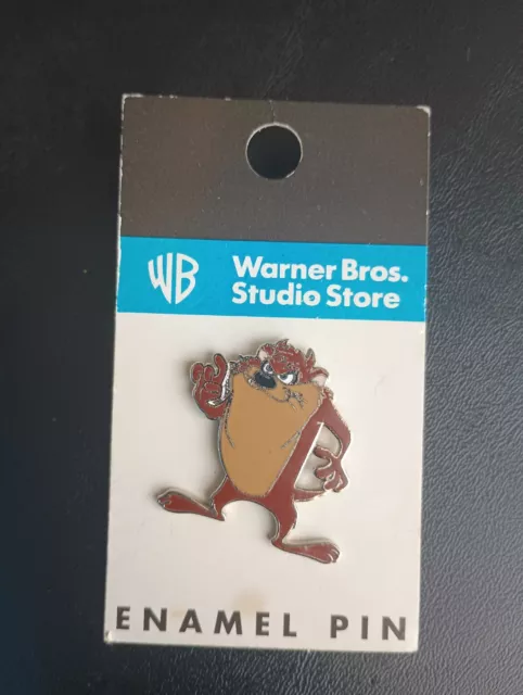 Vtg 1999 Warner Bros Studio Store Looney Tunes TAZ Tasmanian Devil Enamel Pin
