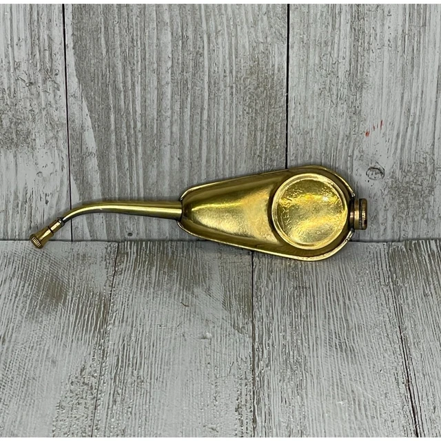 Antique The Keystone Brass Oiler Oil Can