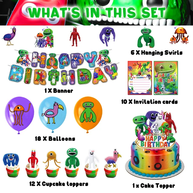 Kit Décoration Anniversaire ZOMBIES 4 - Ballons, Bannière, Accessoires Pour Fête à Thème