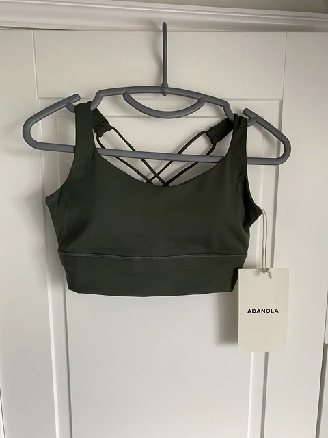 Reggiseno Adanola Dark Oliva Cross Back. Nuovissimo con etichette. Taglia M. CTRL £28,99