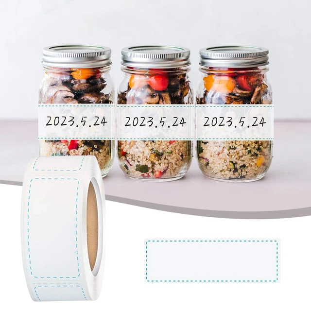 Lebensmitteletiketten Aufkleber 150/300 Stck. für Gefrierschrank und Kühlschra